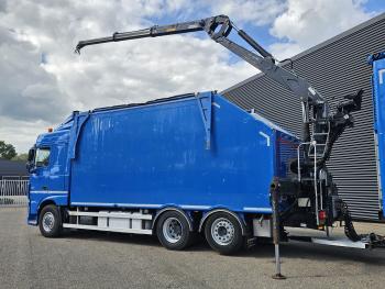 DAF XF 440 6x2 / PENZ CRANE - KRAN + TIPPER TRAILER